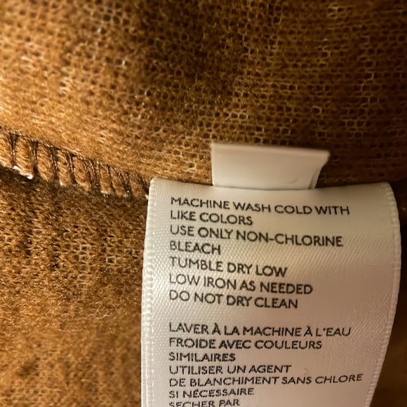 UO BDG Sherpa Fleece Brown Mens M - Picture 8 of 8